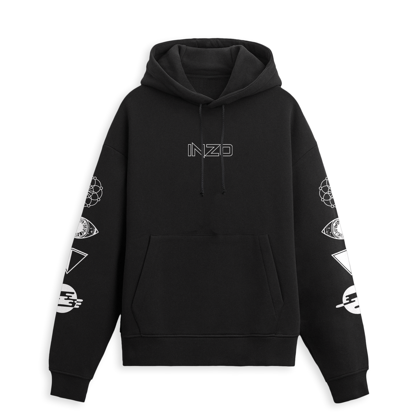 Astral Bloom Black Heavyweight Hoodie (pre sale)