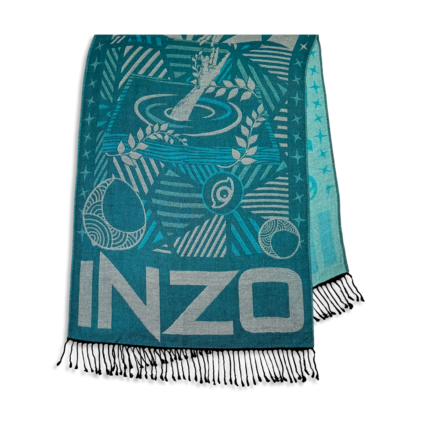 Portal of Reflection Metallic Knit Pashmina