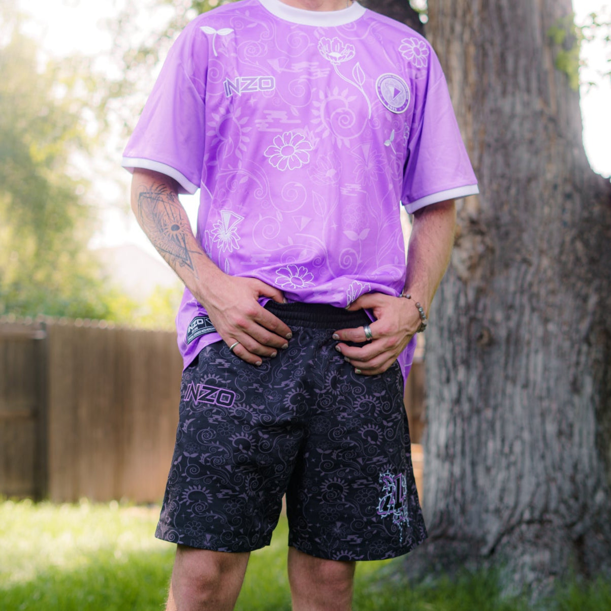Floral Void shorts