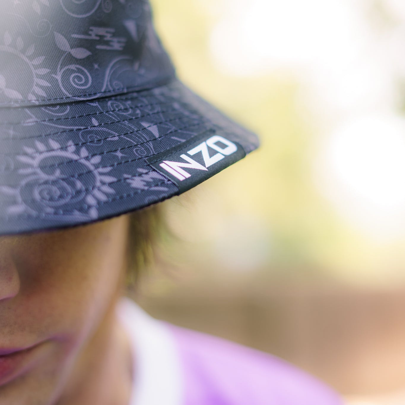 Floral Void Reversible Bucket Hat