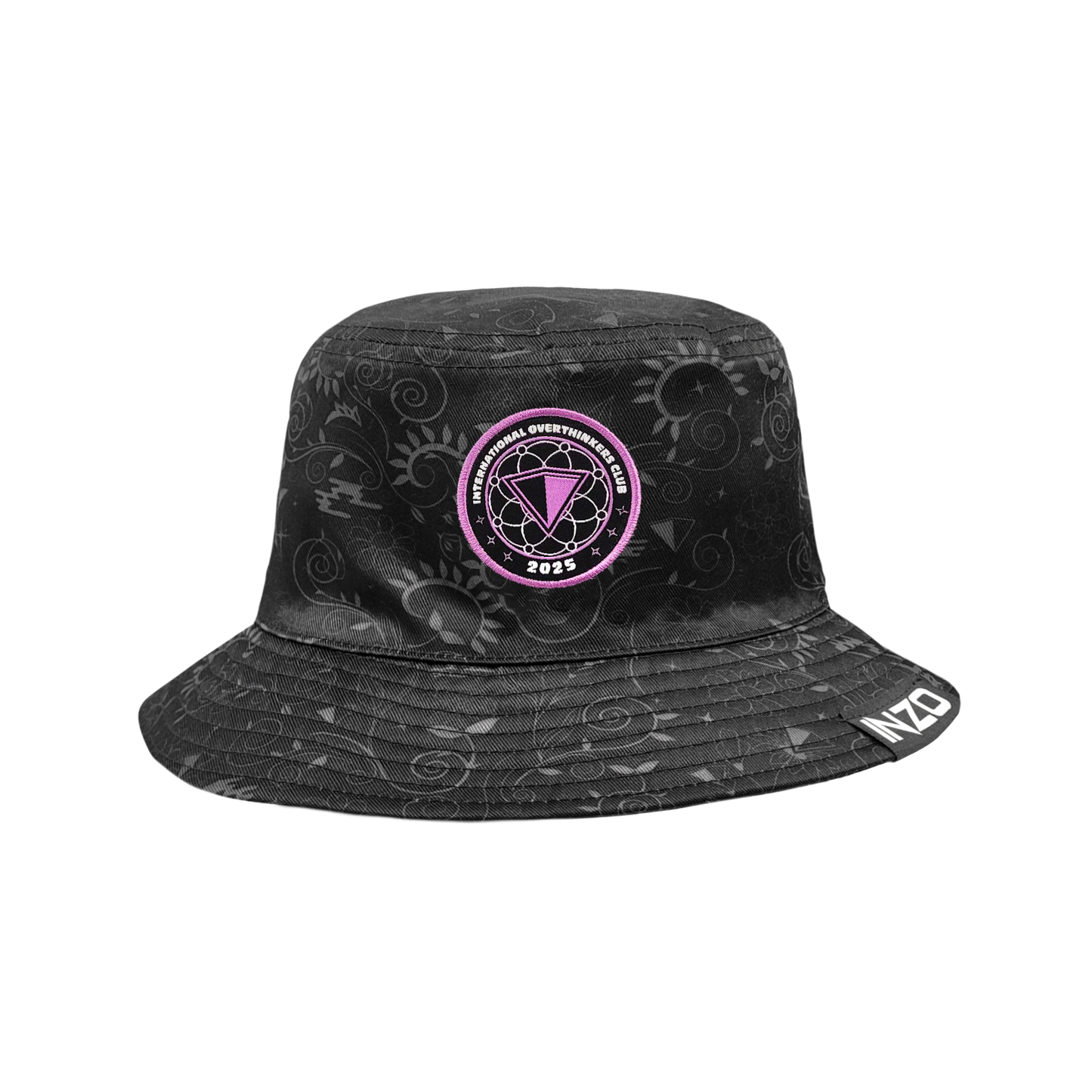 Floral Void Reversible Bucket Hat