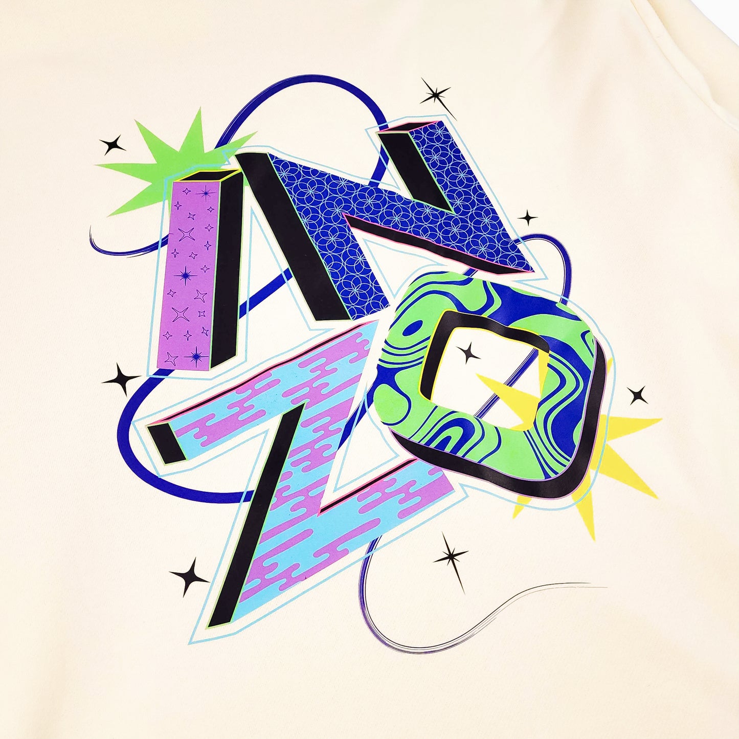 (Pre Sale) Cosmic Typography Hoodie - Bone