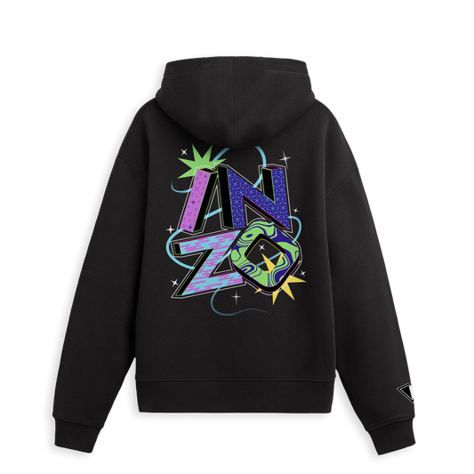 (Pre Sale) Cosmic Typography Hoodie - Black