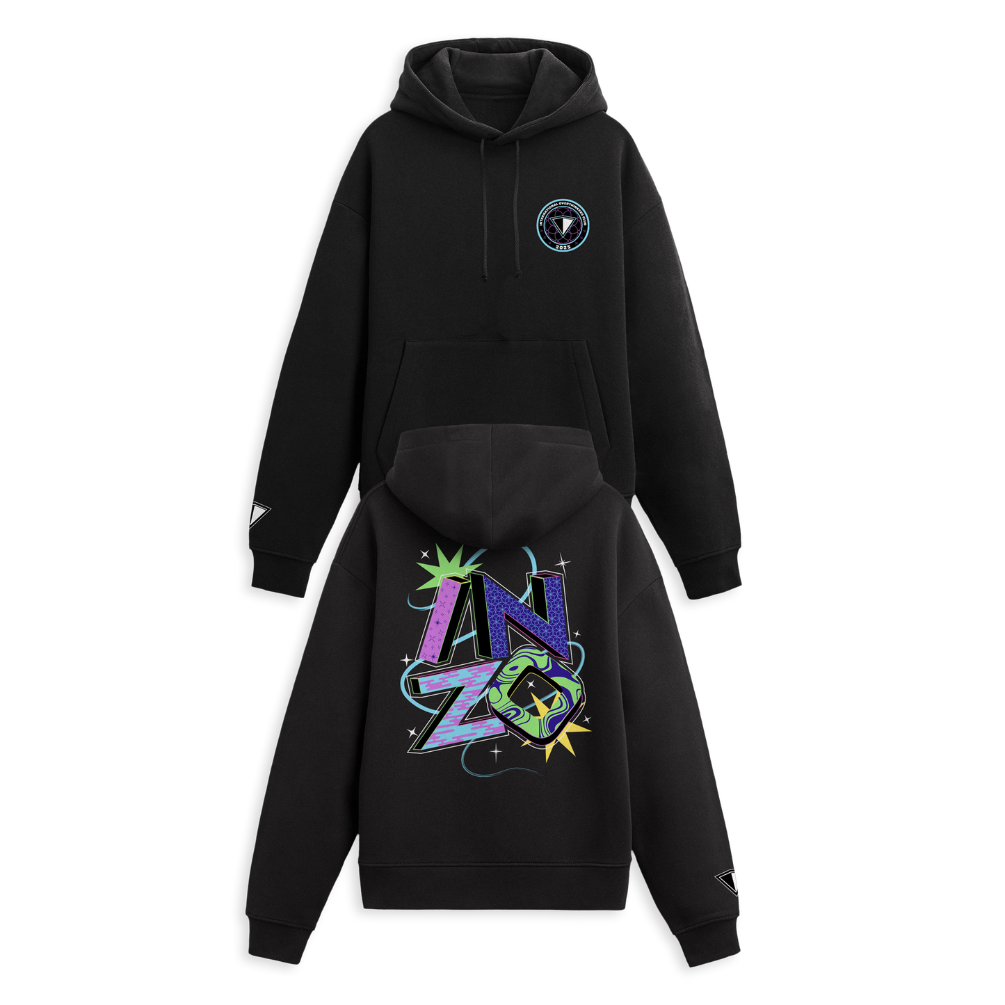 (Pre Sale) Cosmic Typography Hoodie - Black