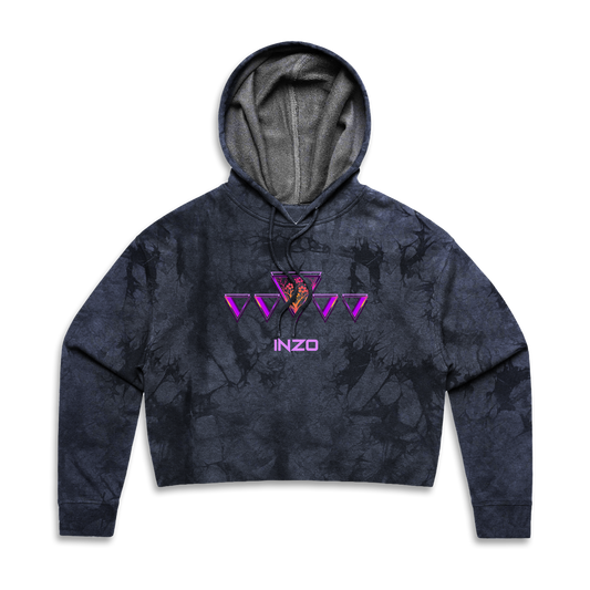 Mirrorverse Tie Dye Crop Hoodie