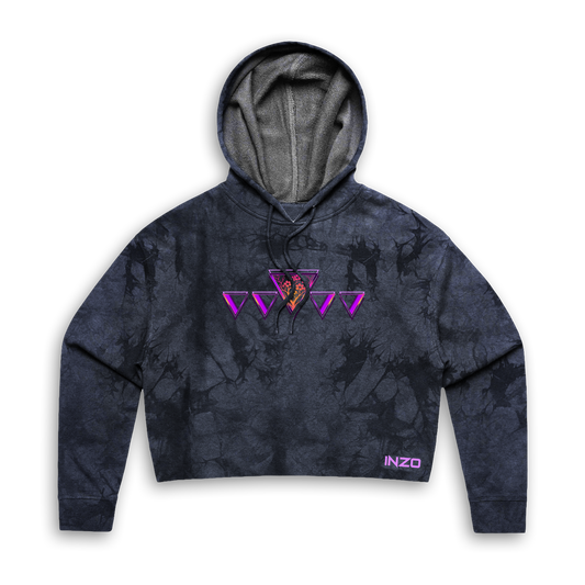 Mirrorverse Tie Dye Crop Hoodie