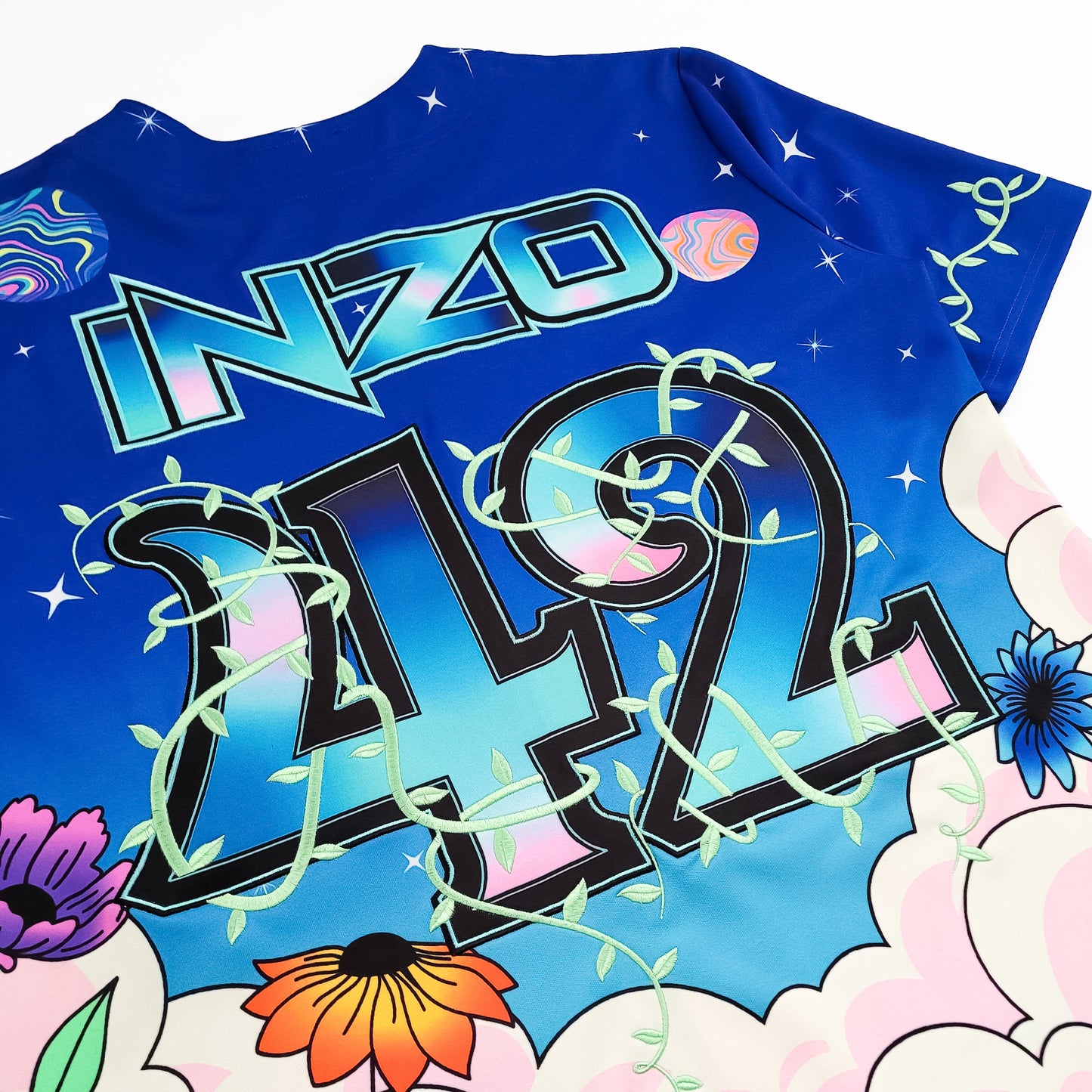 Galactic Garden Baseball Jersey