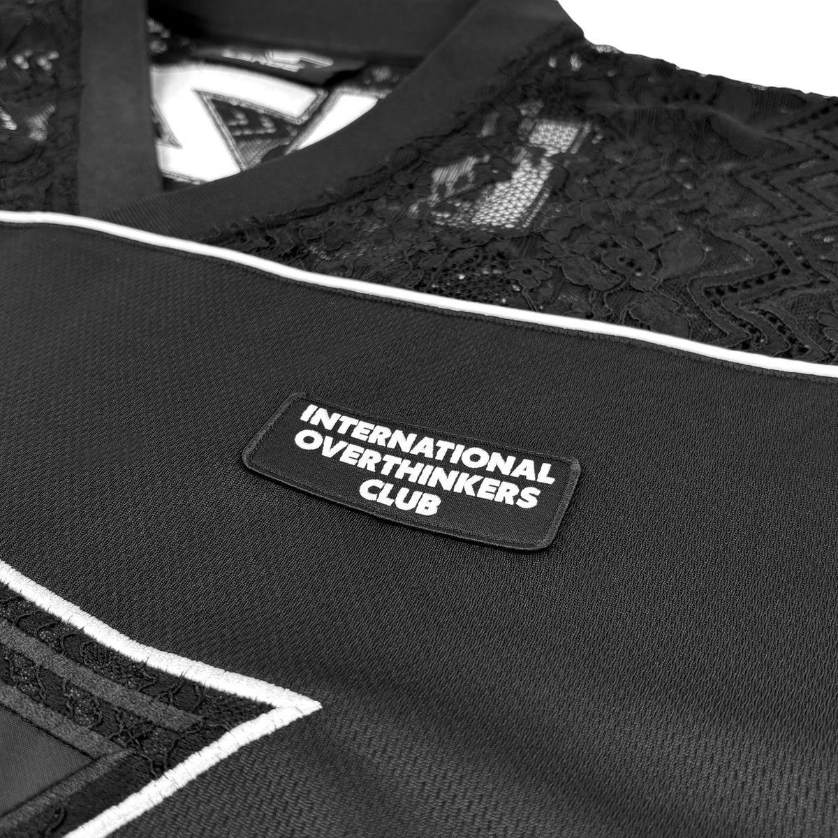 Lost in Lace Jersey - Black