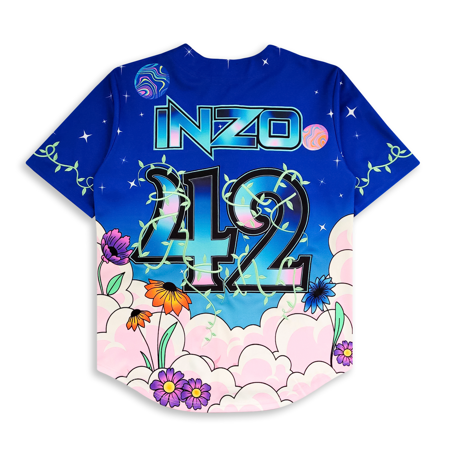 Galactic Garden Baseball Jersey