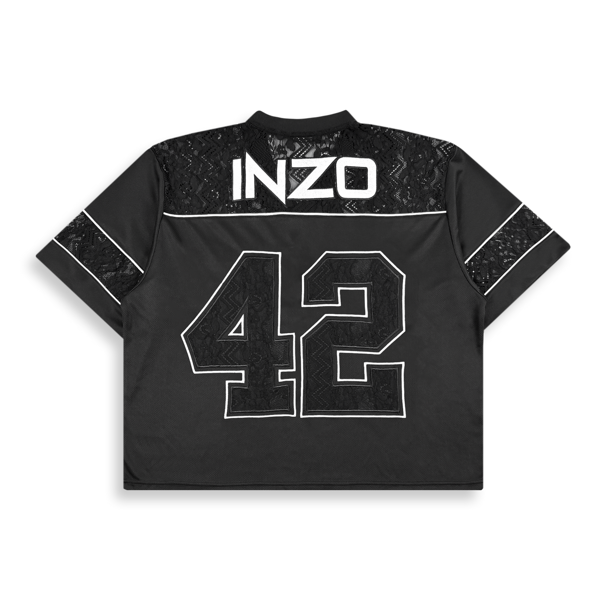 Lost in Lace Jersey - Black