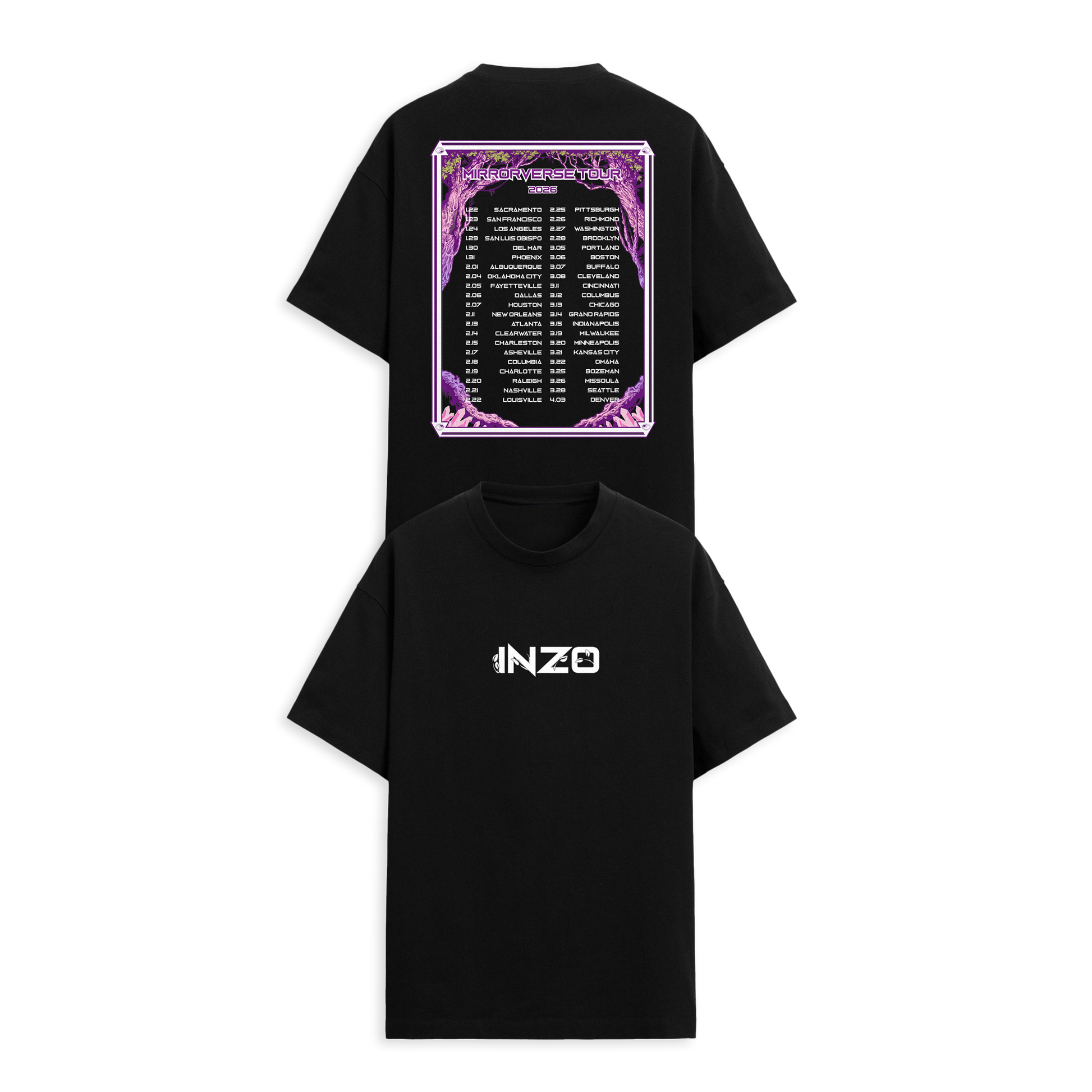 Mirrorverse Tour Tee – INZO Store