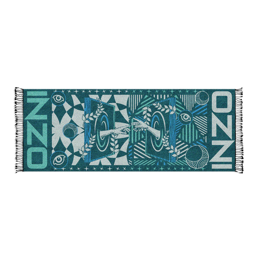 Portal of Reflection Metallic Knit Pashmina
