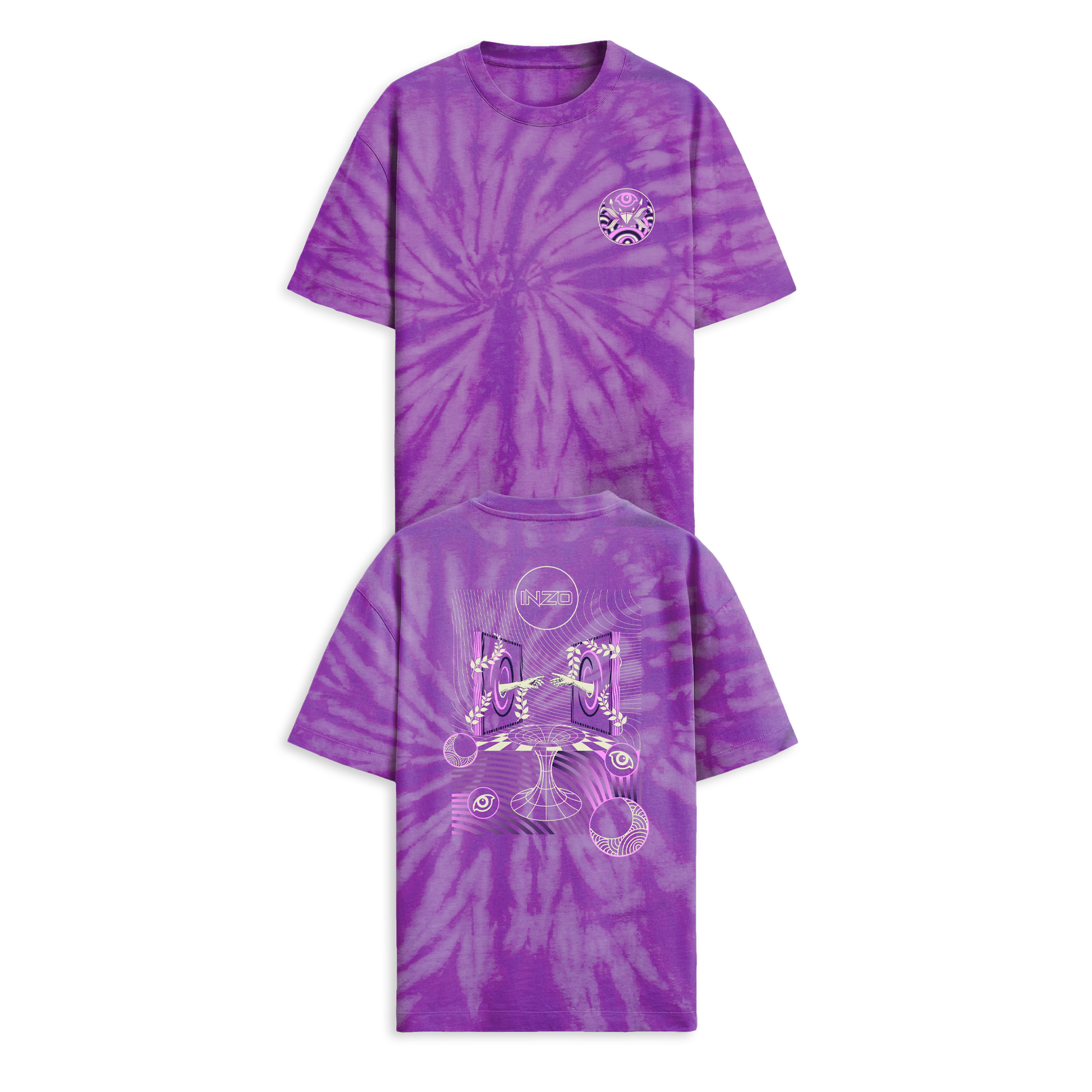 Portals of Reflection Tie Dye Tee – INZO Store