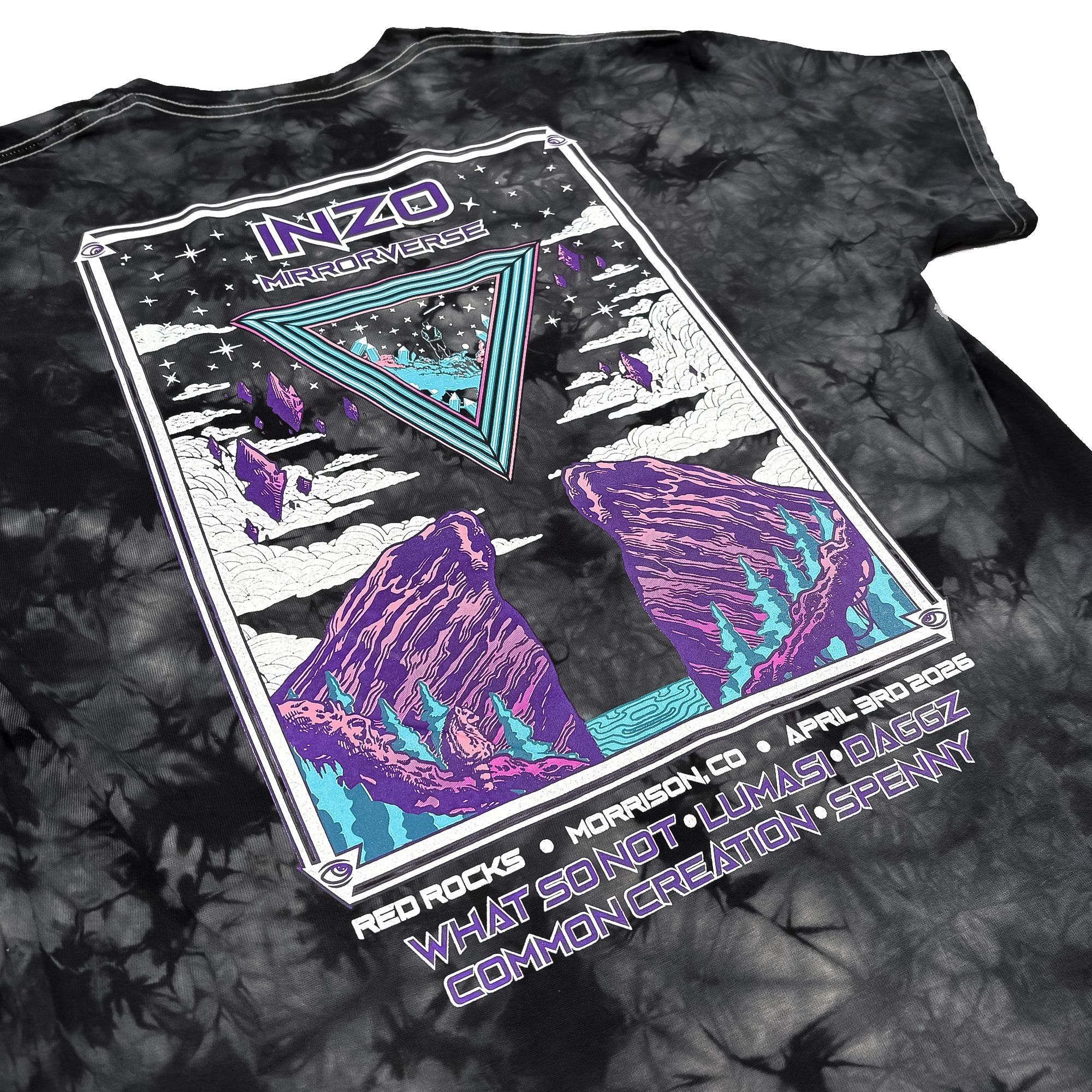 dans_ 6 ROKU TIE DYE ダブルスリット 6 (ROKU) - 【美品】 6(ROKU) / ロク | DOUBLE SLIT TIE DYE MOTIF