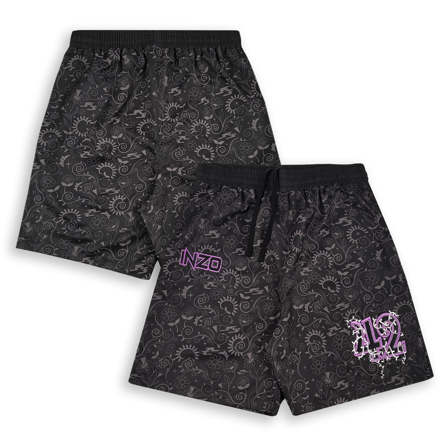 UNUSED × Museo Del Prado shorts Pre Sale) Floral Void shorts – INZO Store