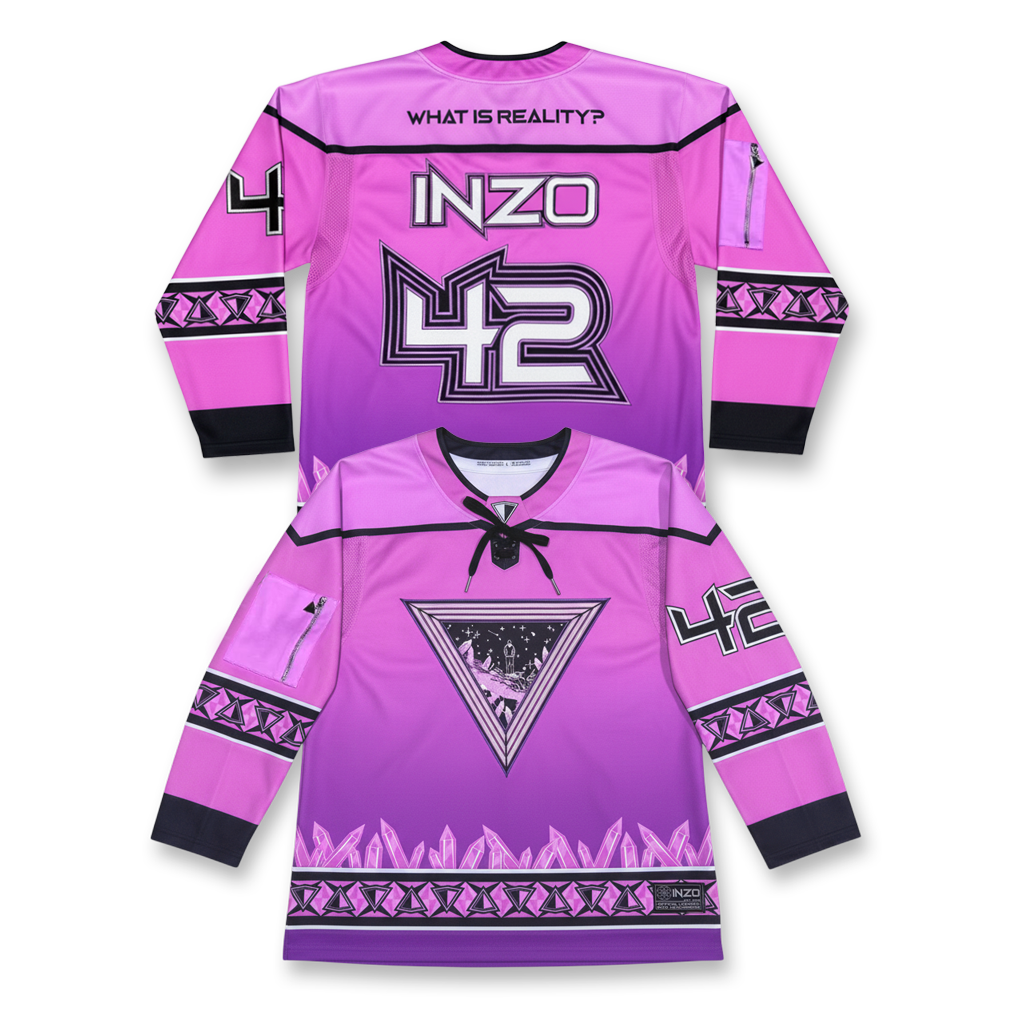 (Pre order) What Is Reality Hockey Jersey - Pink