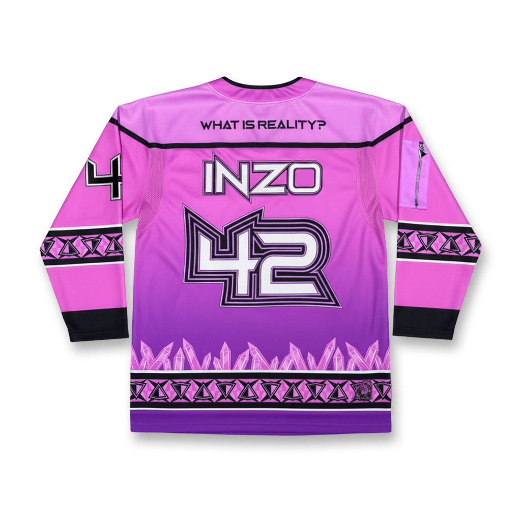 (Pre order) What Is Reality Hockey Jersey - Pink