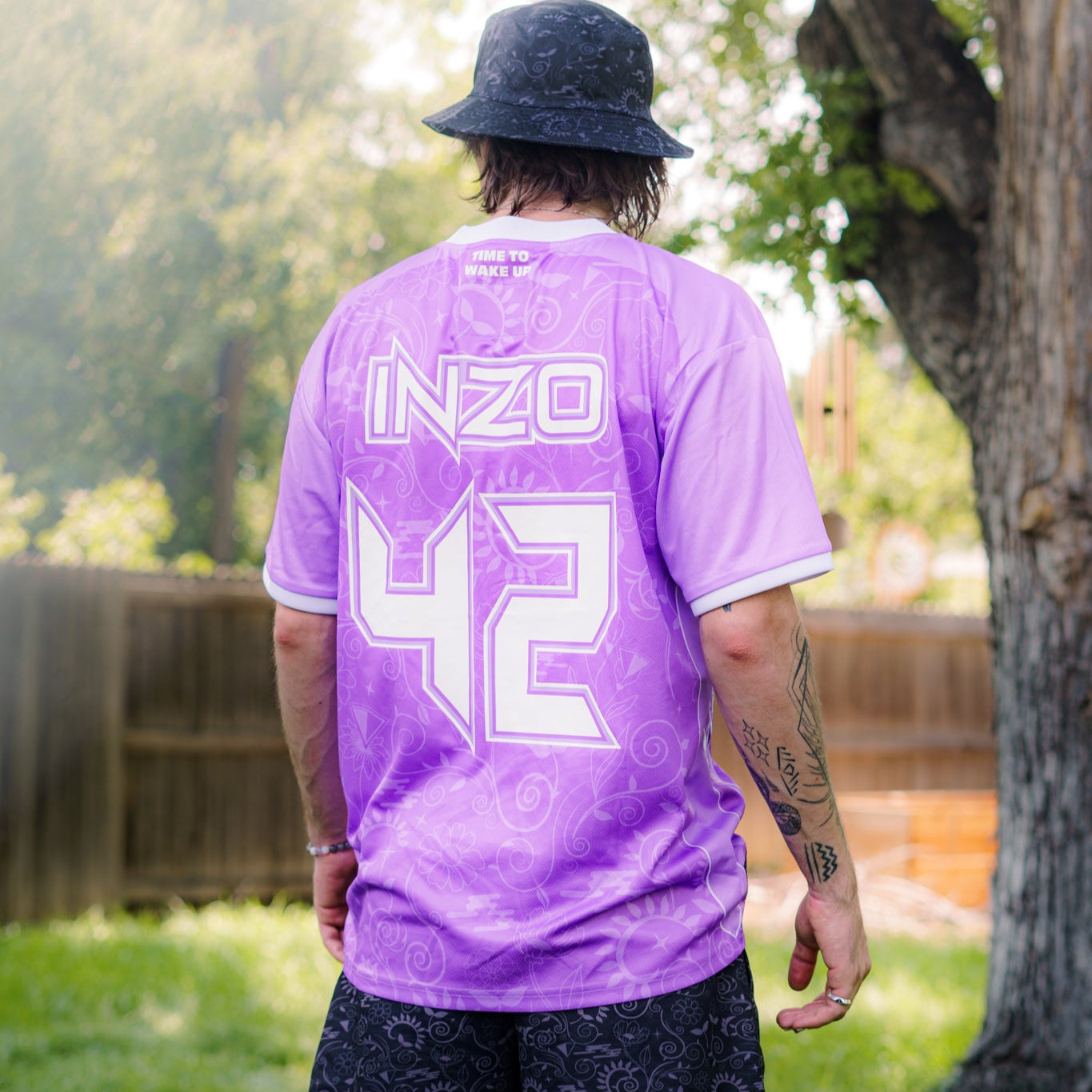 Floral Void Soccer Jersey - Purple (pre order)