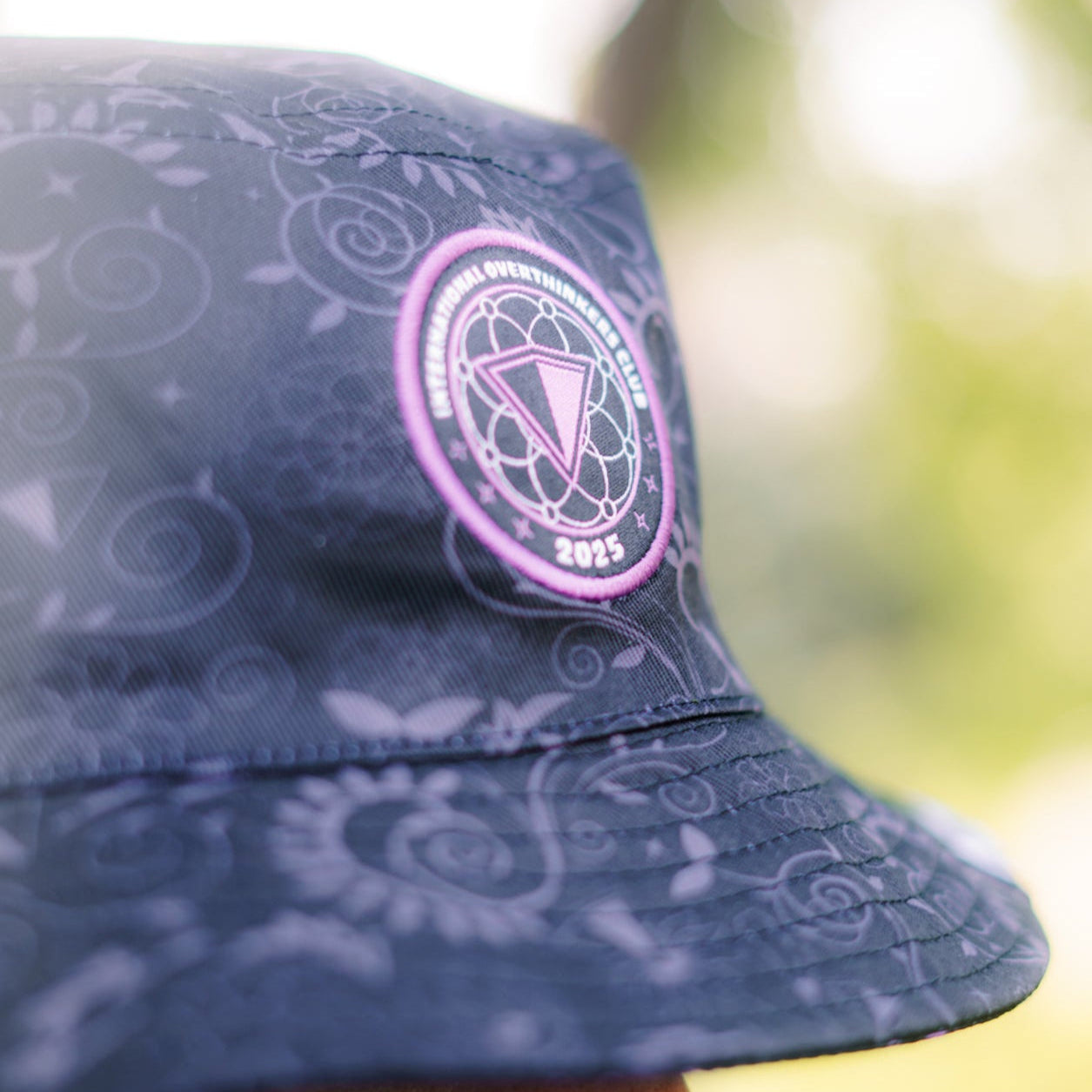 Floral Void Reversible Bucket Hat