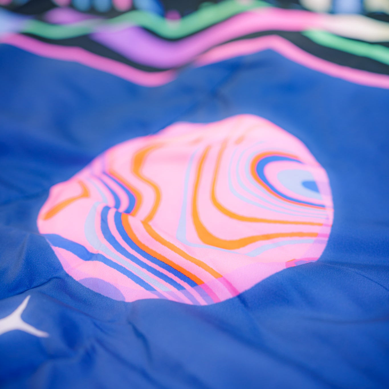 Galaxy In Bloom Packable Blanket