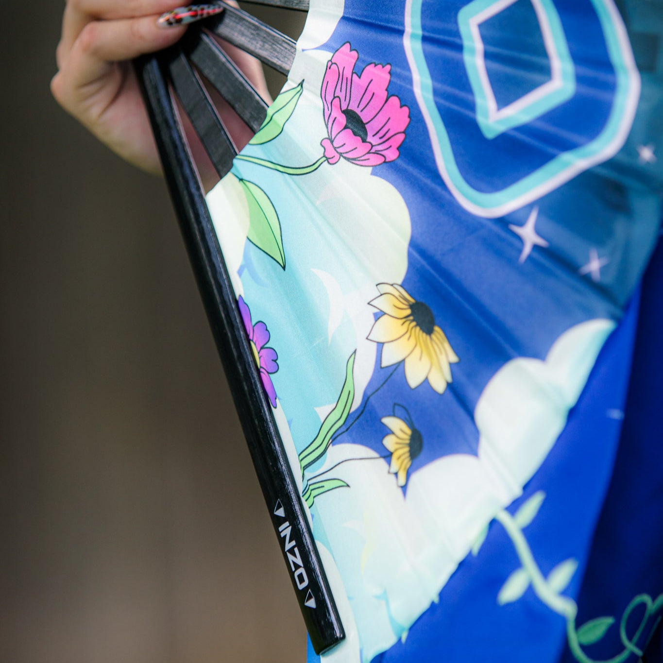 Galaxy in Bloom UV Fan