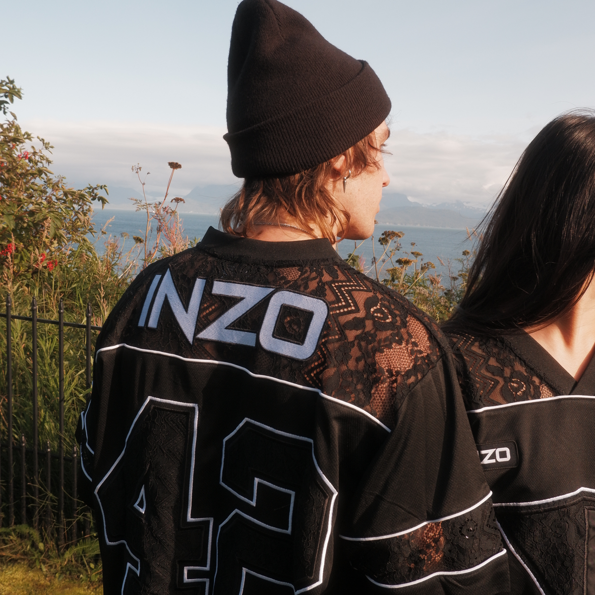 Lost in Lace Jersey - Black